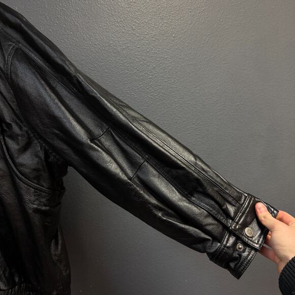 Wilsons XXXL men’s black leather jacket with Thinsulate wool fleece lining - Picture 10 of 13